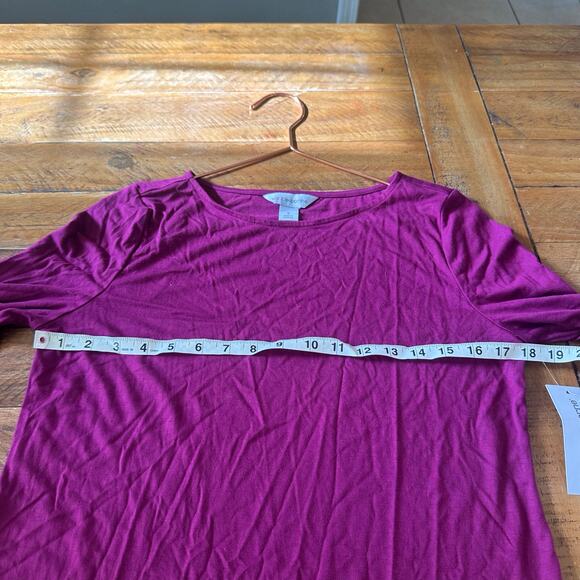 Liz Claiborne berry purple top size small new with tag - Picture 5 of 6